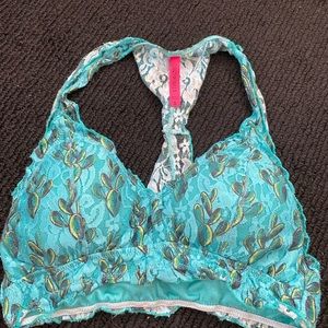 Crazy train cactus bralette